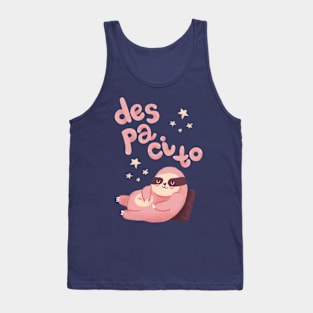 Despacito chill sloth Tank Top